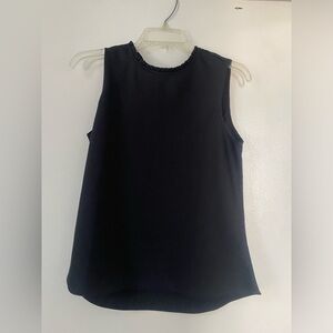 J.Crew 365 black sleeveless blouse